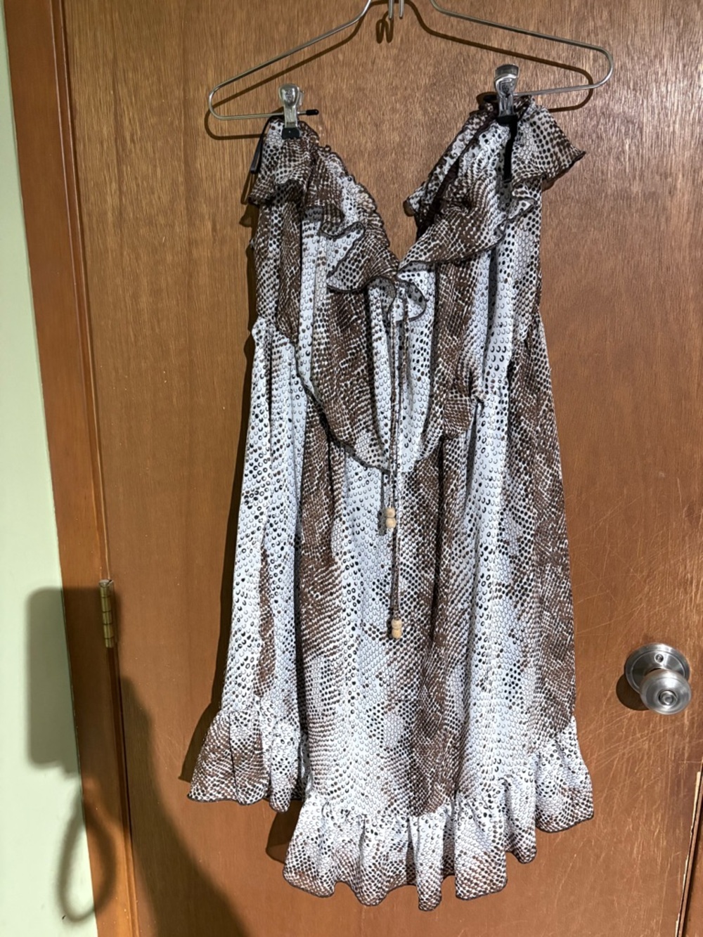 Torrid size 3(20-22) Brown snake skin pattern Dress